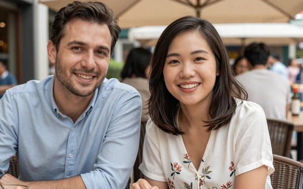 David and Binh - WCAC success story couple who met through video chat