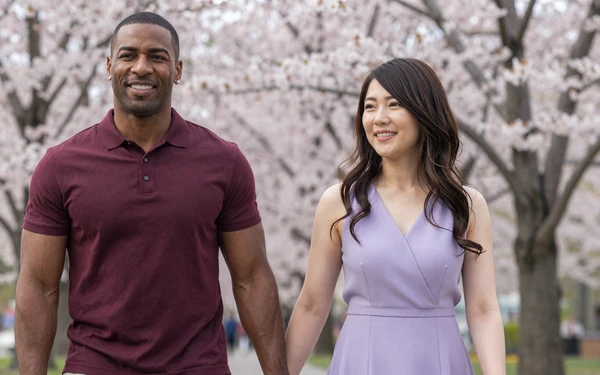 Michael and Sakura - cross-cultural WCAC couple from Chicago